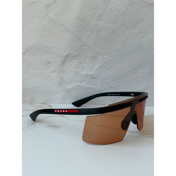 NEW Prada Sport PS B06S Mirrored Sunglasses in Orange $548 main image 7